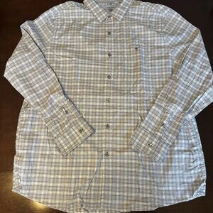 Men’s Flag & Anthem Button Down Shirt Size 2XLT Pre-owned